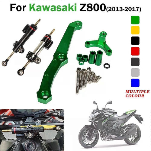 (Black)For Kawasaki Z800 Z-800 2015 2016 2017 Motorcycle Accessories Steering Damper Stabilize Support 1