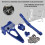 (only Red bracket)Motorcycle Accessories Stabilizer Steering Damper Mounting Bracket Mount Kit Safety 4