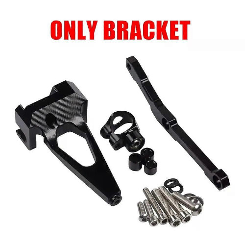 (only BIack bracket)Motorcycle Accessories Stabilizer Steering Damper Mounting Bracket Mount Kit Safety