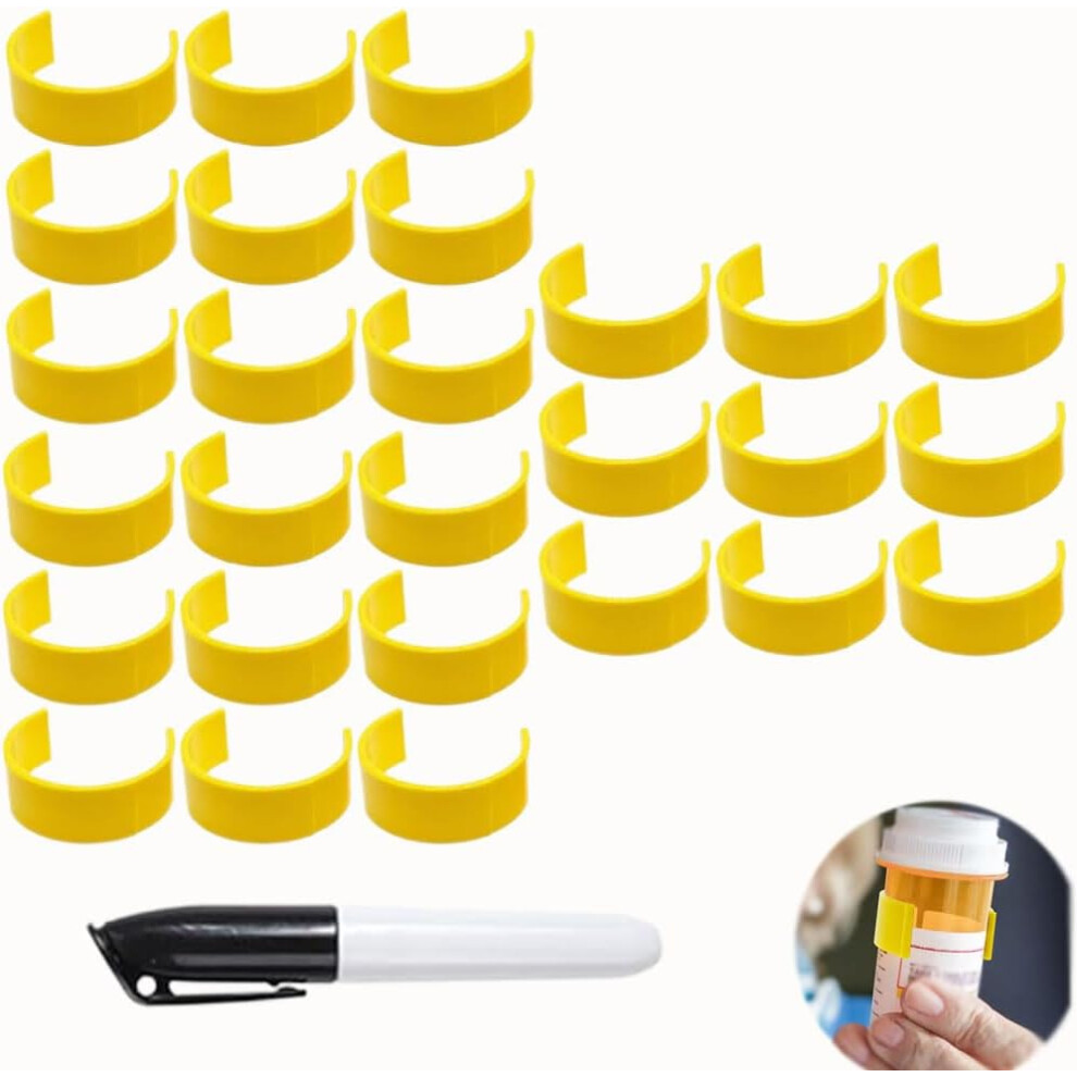 (27pcs) Pill Bottle Clips, Medicine Bottle Label Clips, 9Pcs