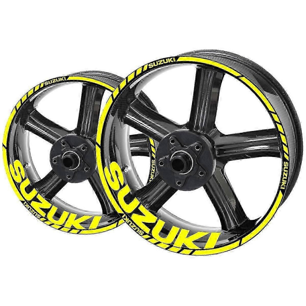 Autocollants Jante Moto Suzuki GSX-S750 2024 - Réfléchissants, PVC - Kit Complet 2 Roues - 3