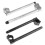 (50mm Silver)Motorcycle Handlebars 22mm Handlebar Clip-ons Fork Handle Bars Clip Ons For Universal Cafe 1