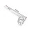 (50mm Silver)Motorcycle Handlebars 22mm Handlebar Clip-ons Fork Handle Bars Clip Ons For Universal Cafe 4
