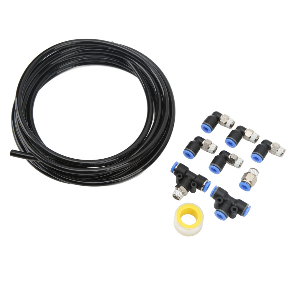 Vacuum Fitting Kit For Turbocharged Vehicles 180Psi 15Ft Black 4401329233876