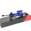 (Red Black)con Universal Motorcycle Adjustable Steering Stabilize Damper Safety Control Bracket Mounting 4