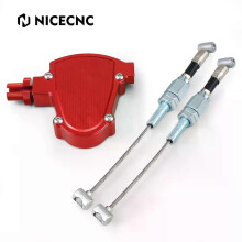 (Red)CNC Stunt Clutch Cable Easy Pull System For Suzuki DRZ400S DRZ400SM Honda CBR600RR Yamaha FZ-09