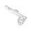 (50mm Silver)Motorcycle Handlebars 22mm Handlebar Clip-ons Fork Handle Bars Clip Ons For Universal Cafe 4