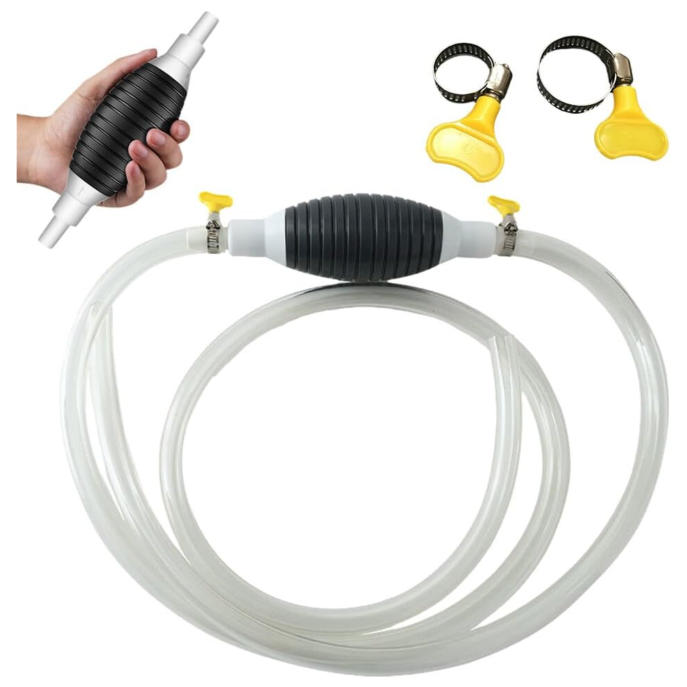 (1 M) Multifunctional Liquid Sucker,Siphon Hand Pump, Gasoline Siphon Pump, Portable Gas Siphon Pump For Gasoline, Fuel Transfer Pump 8012141313422