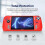 For Ally Handheld Game Console All-Inclusive Silicone Protective Case Handheld Anti-Drop Protective Case,Red 3