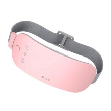 Vibrating Massage Waist Belt, Adjustable USB Graphene Heat Waist Belt, Relieves Abdominal and Back Pain, Pink