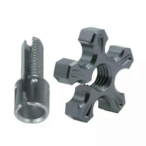 (Silver)con Brake Clutch Levers Cable Wire Adjuster Screw Bolt Machine For Nmax 155 Accessories Honda 1