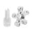 (Silver)con Brake Clutch Levers Cable Wire Adjuster Screw Bolt Machine For Nmax 155 Accessories Honda 5