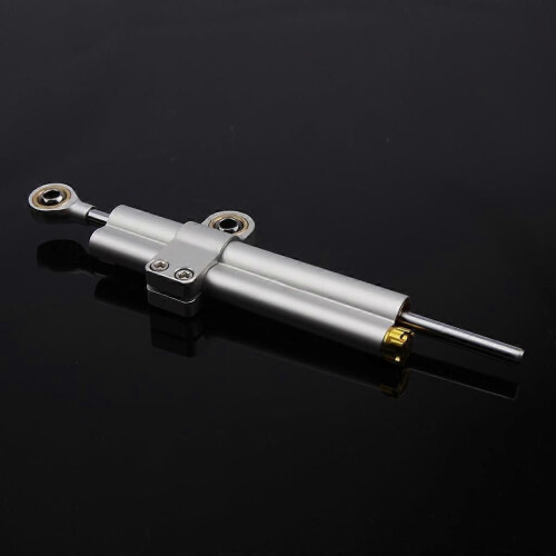 (Silver-c)Motorcycle Steering Damper Stabilizer for BMW Motorrad S 1000 R, Adjustable Safe Control Steering 2