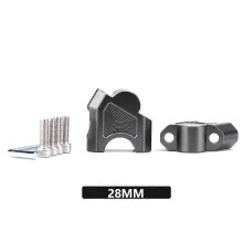 (28MM Titanium28MM Titanium)Fit For Yamaha FZ1 Fazer MT-25 MT03 XJR 400 TDM 900 FZ6R 28mm 1/8inch 22mm