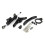 (A Gold)Motorcycle CNC Aluminum Steering Damper Bracket Set Stabilizer Linear Dampers Mounting Support 4
