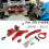 (A Gold)Motorcycle CNC Aluminum Steering Damper Bracket Set Stabilizer Linear Dampers Mounting Support 2