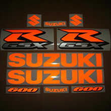 (600 Orange) Für Suzuki Gsxr Aufkleber Aufkleber 600 750 1000 Logo Set Gsx R Tank Emblem Kit