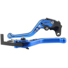 (Blu corto)Fr YAMAHA MT07 MT-07 2014-2022 CNC Einstellbare Motorrad Bremsen Kupplung Hebel Motorrad