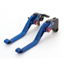 (Kort blauw) Voor Honda Magna V65 VF1100 1983-1984 Remkoppelingshendel Aluminium CNC Verstelbare Motorfiets