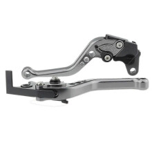 (Short Grey)Fr Kawasaki VERSYS 1000 2015-2019 Motorrad Bremshebel Motorrad Einstellbare Bremse Kupplung