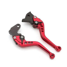 (Corto rosso)Fr BMW R1200S 2006-2008 3D CNC Einstellbare Motorrad Bremse Kupplung Hebel Motorrad Bremshebel