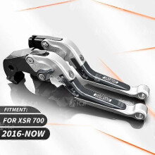 (S-T (2016-NOW))For Yamaha XSR700/XTribute/XSR 700 2016-Present Clutch Lever Brake Lever Set Adjustable