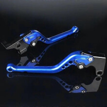 (Lungo blu) Fr Yamaha YZF R6 2017-2020 CNC Motorrder Bremse Kupplung Hebel Kurze Aluminium Einstellbare
