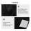 Table Cover Rectangular Wrinkle Resistant Washable Universal Black Stretch Tablecloth for Wedding Party ExhibitionBlack 6FT(183x76x76cm) 3