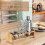 Bartender Kit Stand Large Capacity Space Saving Bamboo Wood Bartending Tool Storage Holder for Bar Home 5