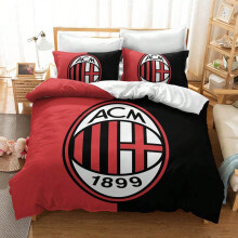 (BP11684, EU Single 135x200cm) Team logo series three-piece bedding set