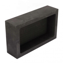 5000g Capacity High Purity Graphite Crucible Metal Refining Mould Ingot Melting Pot Container