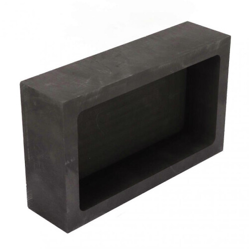 5000g Capacity High Purity Graphite Crucible Metal Refining Mould Ingot Melting Pot Container