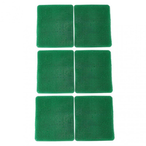 6 Pcs Chicken Nesting Box Pads PE Chicken Nesting Pads for Coop Chicken Egg Laying Accessory Green 2