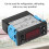 Temperature Controller Defrosting Cooling Thermostat Digital Display AC 220V for Cooler 3