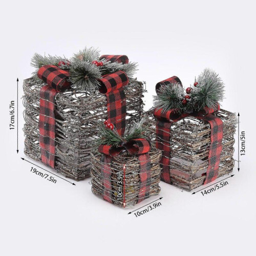 Christmas Decoration Gift Box Courtyard Decoration Window Decoration Props 1