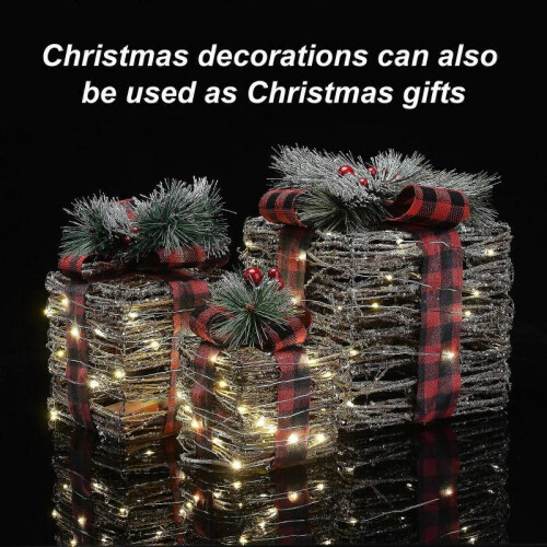 Christmas Decoration Gift Box Courtyard Decoration Window Decoration Props 2