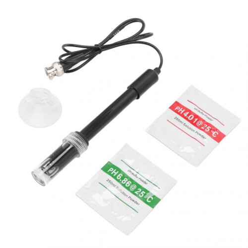 PH Electrode BNC Connector High Sensitivity Accurate Stable Measurement Black Electrode Probe Connector for Aquariums 1