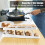 Rolling Egg Dispenser 2 Tier Space Saving Automatic Roll Down Egg Holder for Refrigerator Countertop White 5