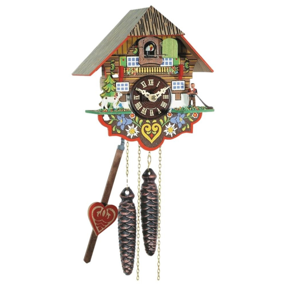 Engstler - 415 Q - Kuckucksuhr - Quarz - Nussbaum-image