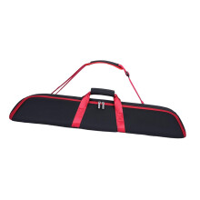 Billard Queue storage bag with divider for sticks Red