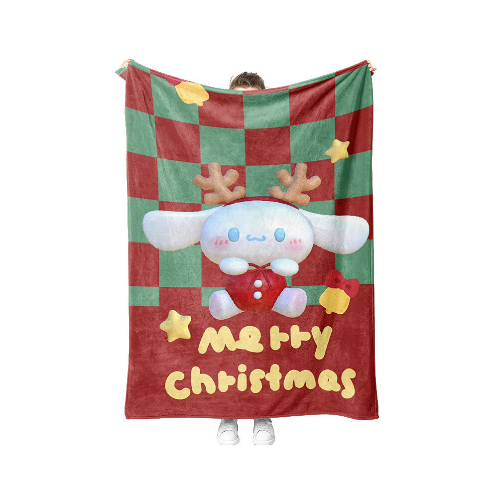 (9, 150cm*200cm) Christmas Cartoon Sanrio Series Flannel Blanket Air Conditioning Blanket-image-OPC-PJ69T82-NEW