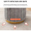 Modern Round Velvet Ottoman with Removable Lid, Yellow 5