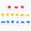 Sicheres Formsortierspielzeug mit Farben und 6