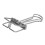 80 Stück Binder Clips 19 mm starke Klemmkraft Silber 13