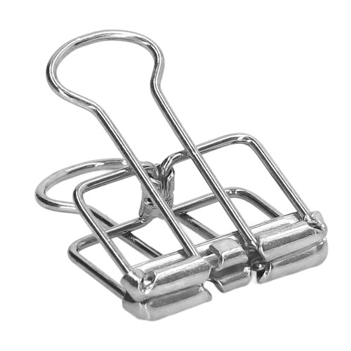 80 Stück Binder Clips 19 mm starke Klemmkraft Silber 2
