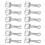 80 Stück Binder Clips 19 mm starke Klemmkraft Silber 15