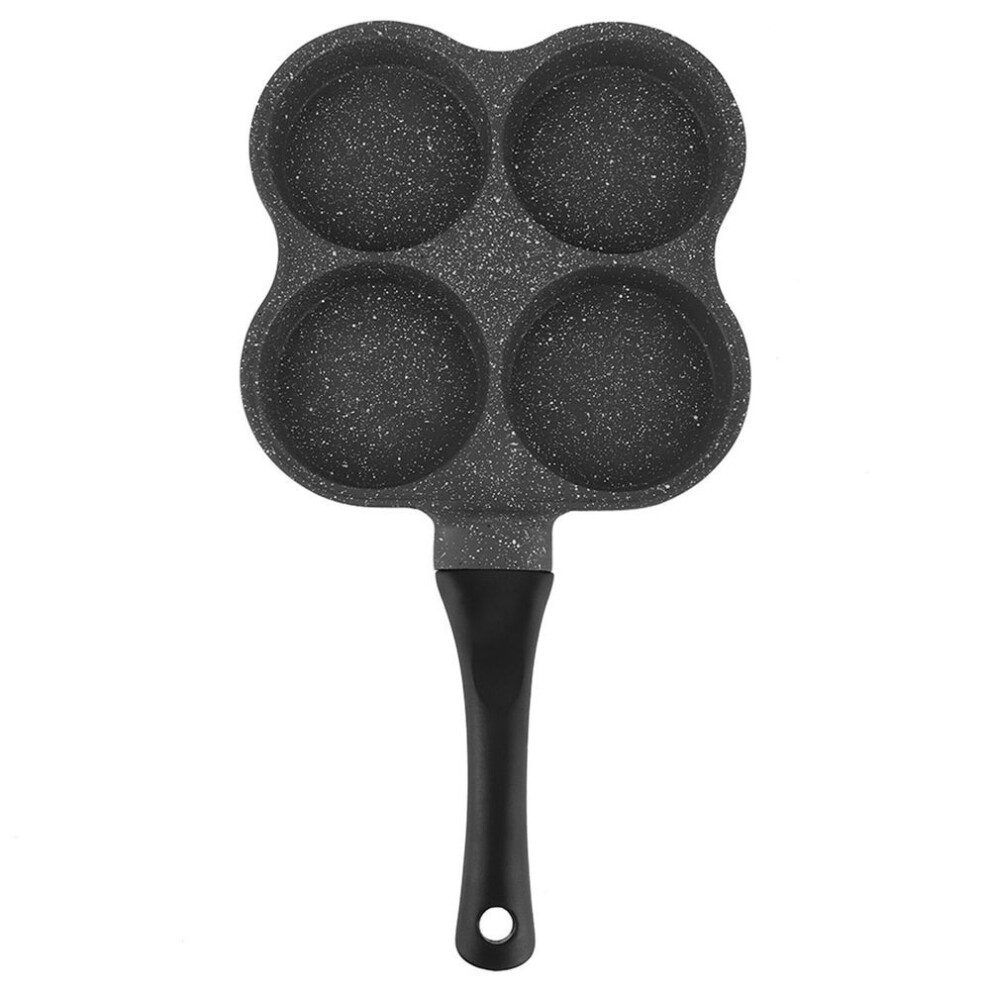 Nonstick Aluminum 4hole Pancake Omelet Eggs Pan Frying Pot Breakfast Maker Kitchen Utensil