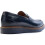 (Blue, 11 (Adults')) Base London Sid Leather Men's Navy Loafers 2