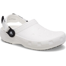 (White, 8 (Adults')) Crocs Classic Work Clog Thermoplastic Men's White Clogs