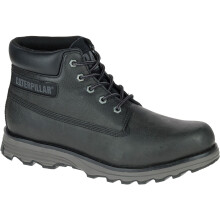 (Black, 7 (Adults')) CAT Lifestyle Founder Nubuck Leather Men's Black Ankle Boots